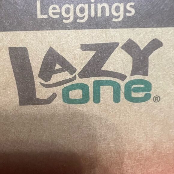 4/$25 Lazy One leggings polka dot bird graphic tweet cheeks size 6 cozy winter - Picture 4 of 5